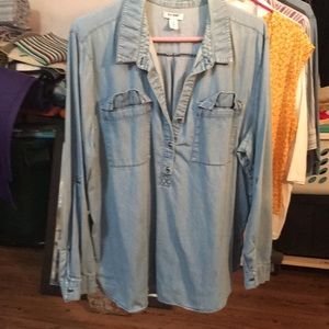 Blue denim shirt LS OLD NAVY xxl